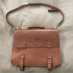 Territory Ahead Classic Brown Leather Bag